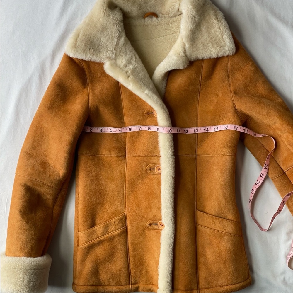 Girls Real Lamskin Shearling coat